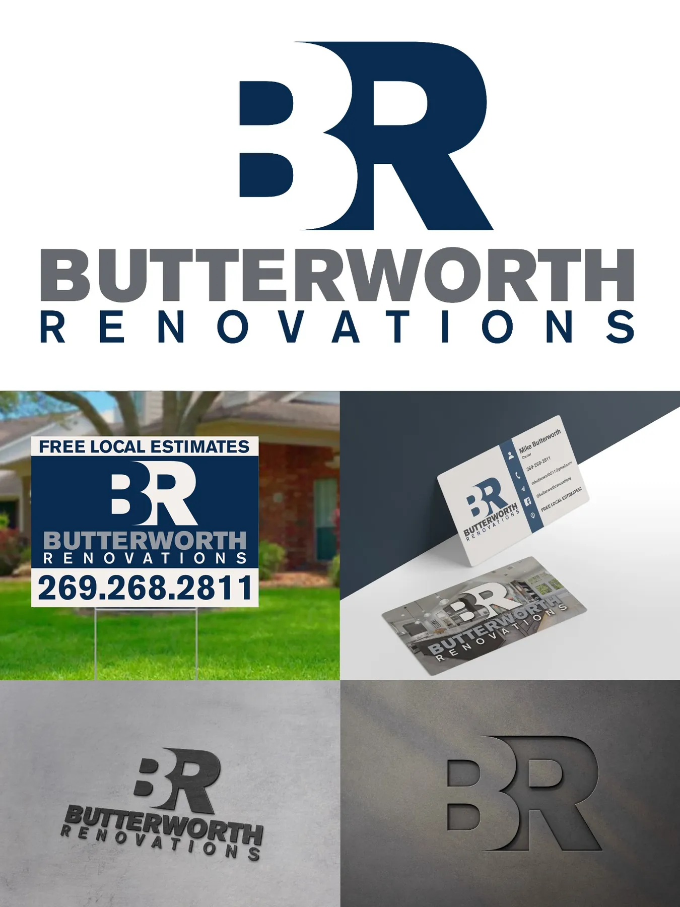 Butterworth Renovations branding