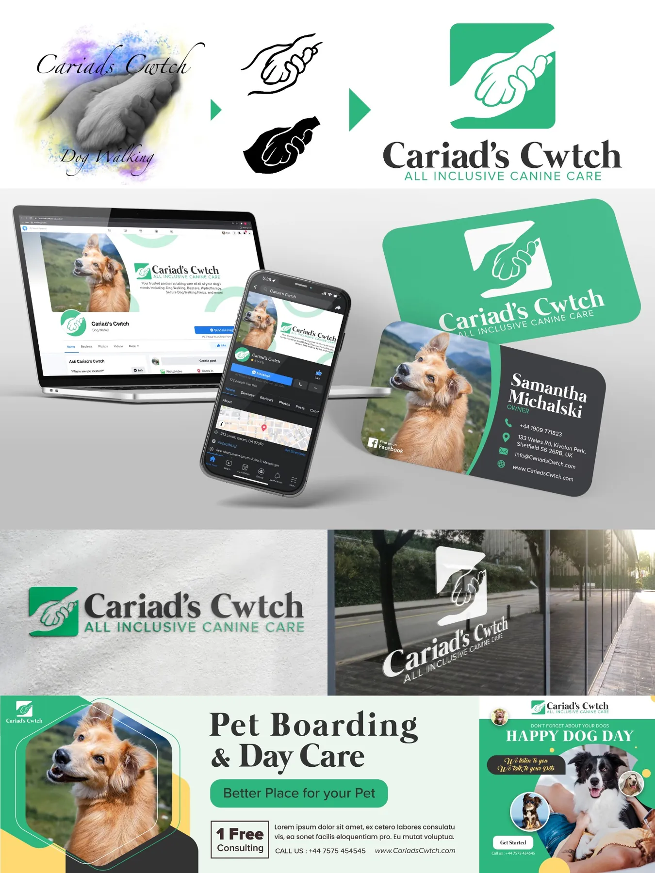 Cariad's Cwtch branding