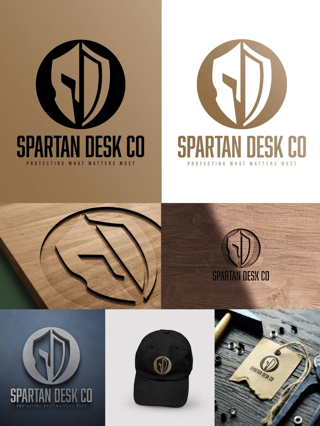 Spartan Desk Co branding
