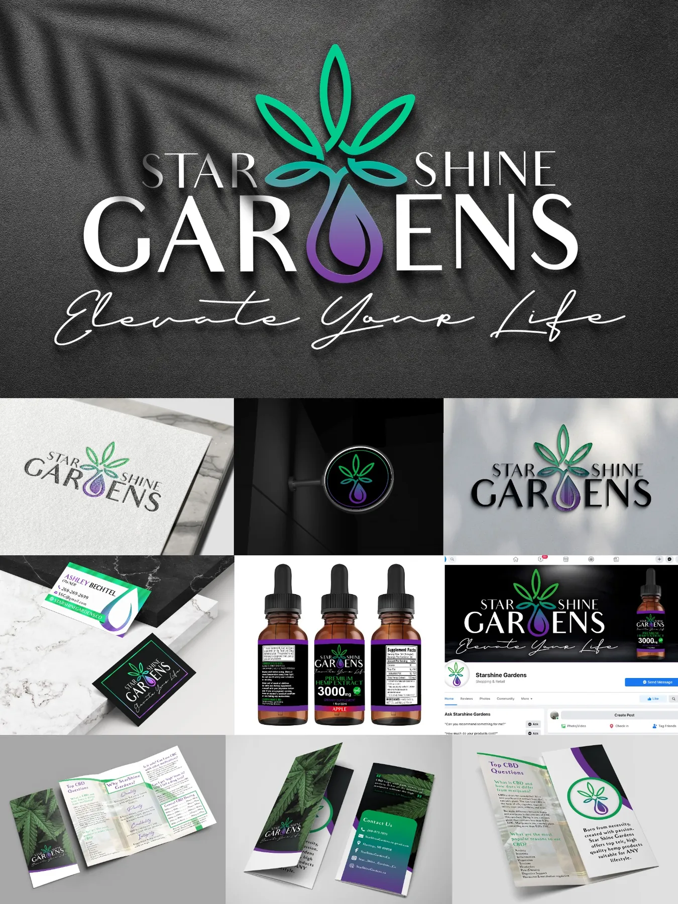 Star Shine Gardens branding