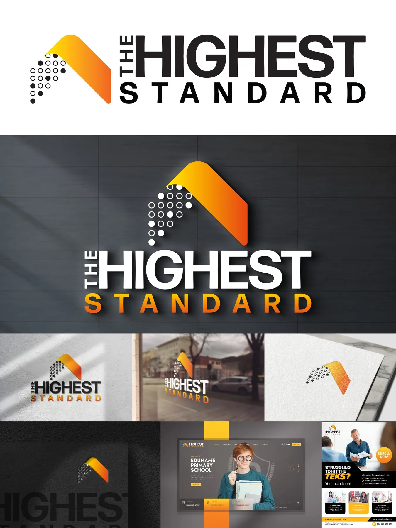 The Highest Standard branding